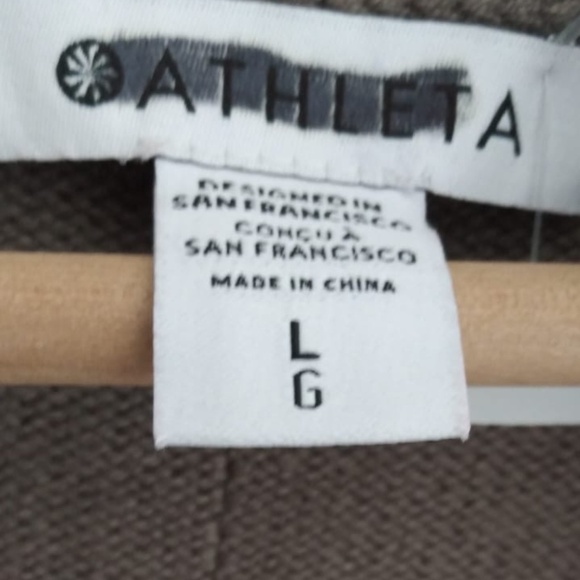 NWOT- ATHLETA Spirit Wool Cashmere Wrap Cozy Sweater Cardigan | Coffee House L - Picture 6 of 8